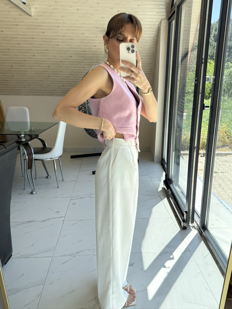 Beyaz Zara Palazzo