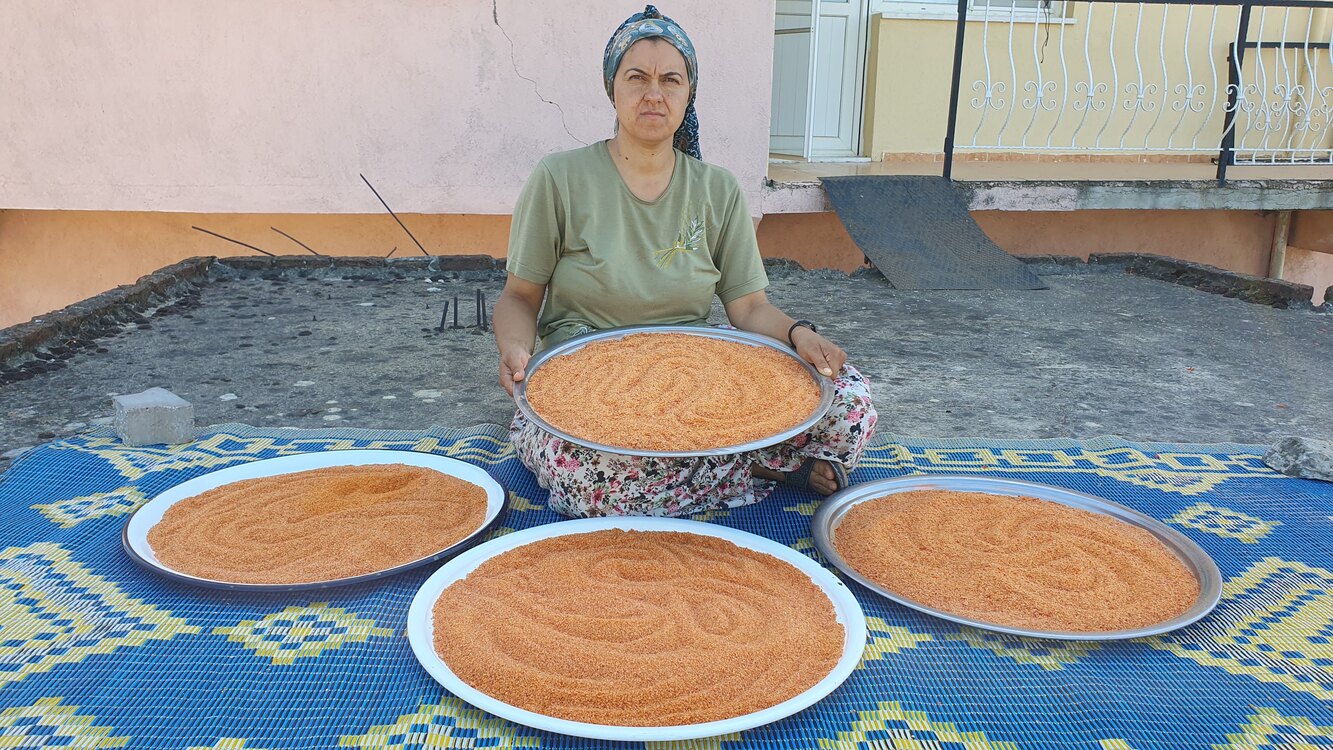 Ev yapımı köy tarhanası 500 gr (yarım kg)