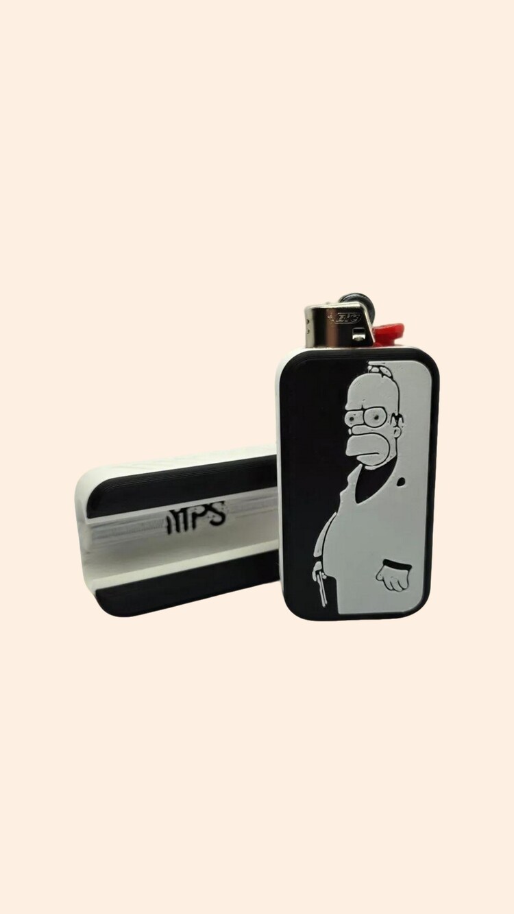 Simpsons X Scarface: Bic Uyumlu Özel Tasarım Çakmaklık