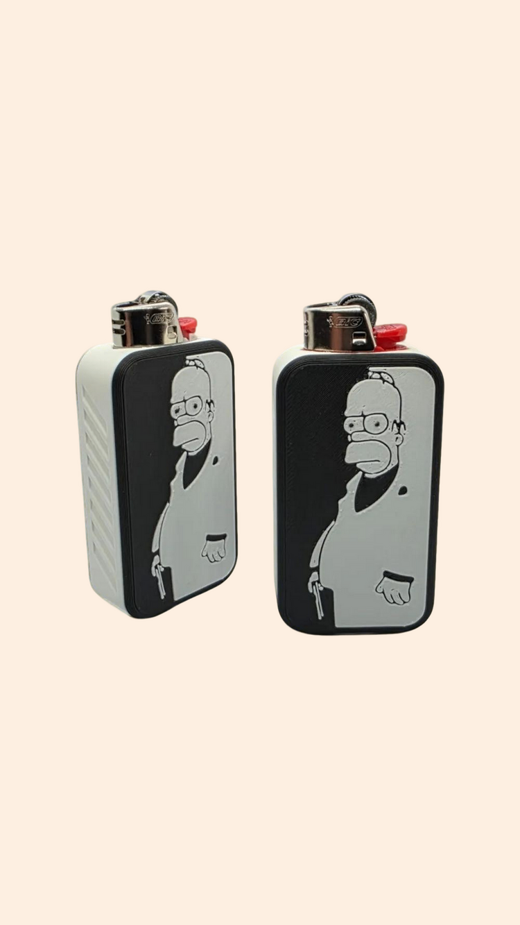 Simpsons X Scarface: Bic Uyumlu Özel Tasarım Çakmaklık
