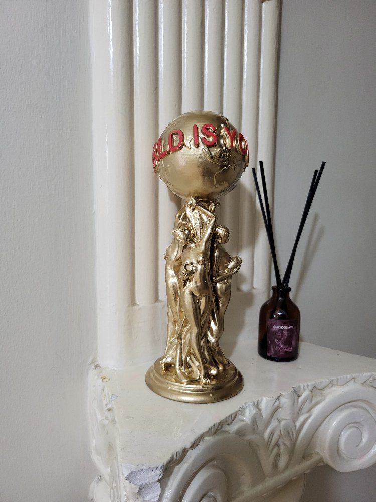 Scarface Tony Montana “The World Is Yours” Heykeli 23 CM Dekor