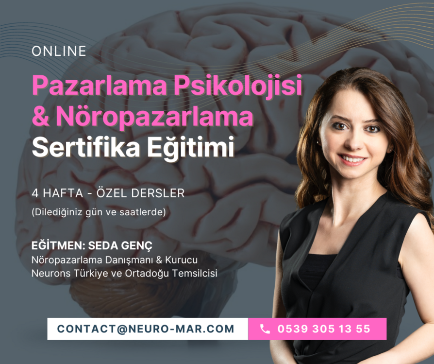 Pazarlama Psikolojisi ve Nöropazarlama Eğitimi (ÖZEL DERSLER - 4 HAFTA)