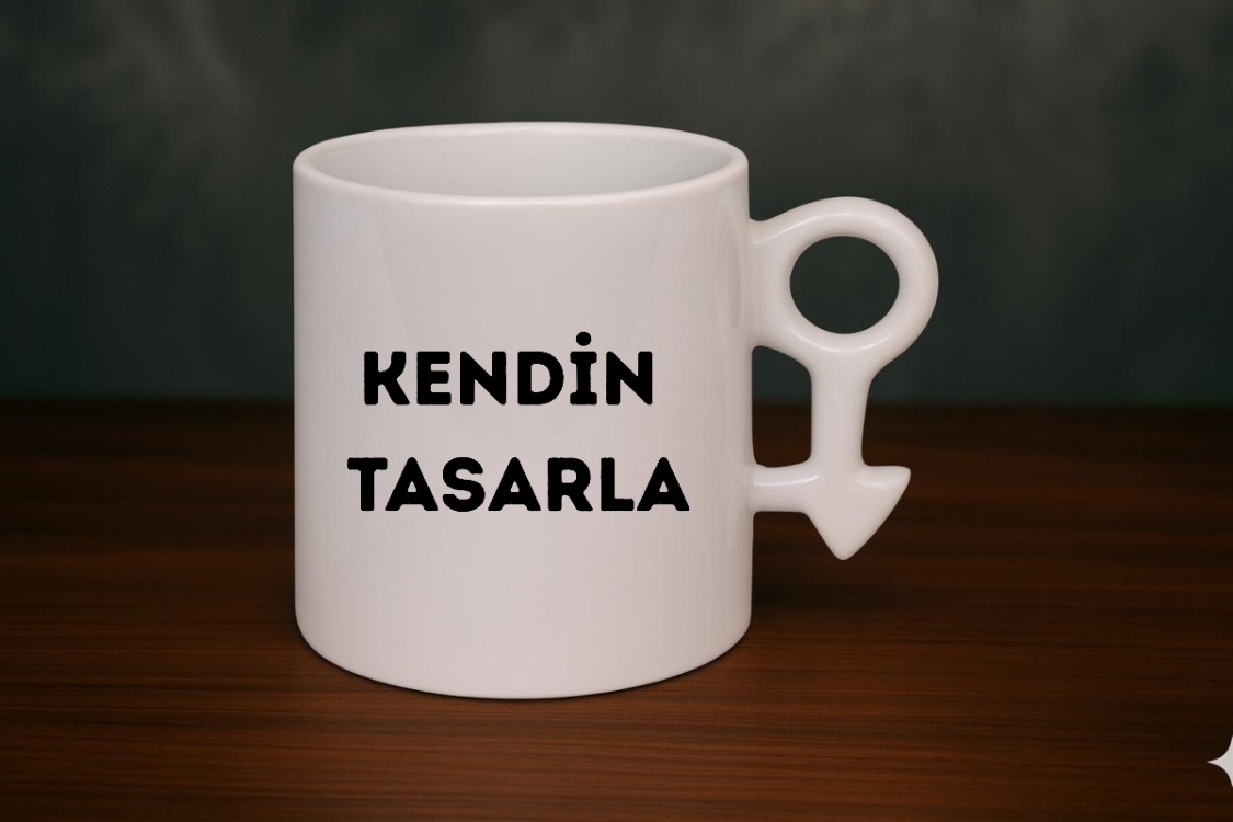 Cinsiyet Sembol Porselen Kupa