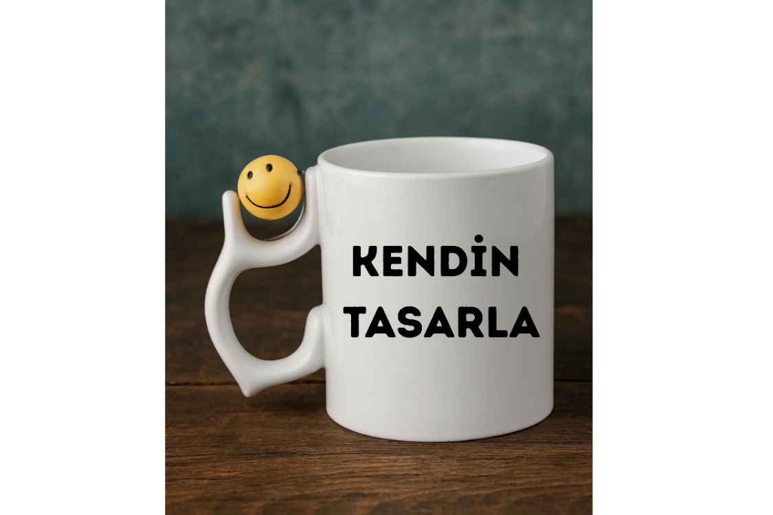 Emoji Porselen Kupa 
