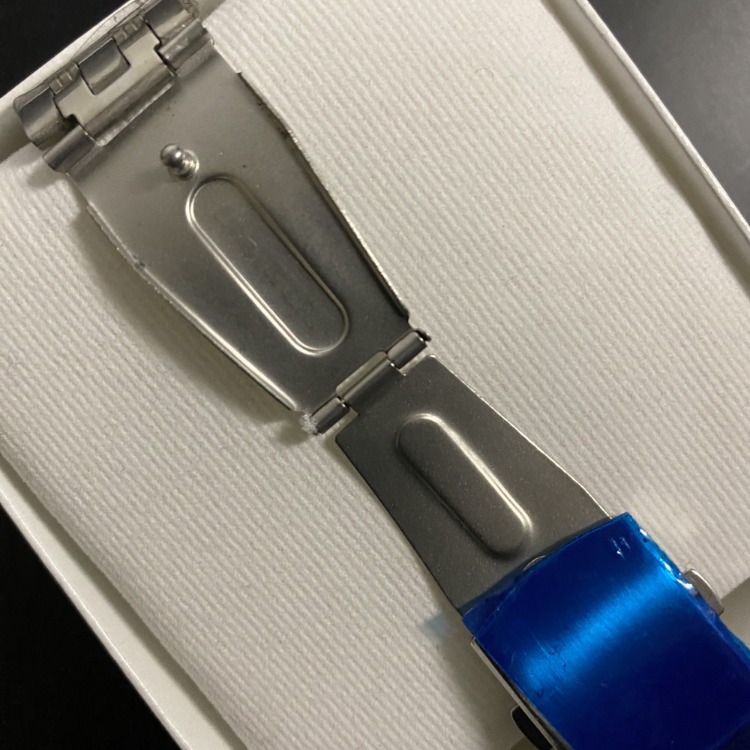 Erkek Kol Saati 42 mm – Mavi Kadran, Çelik Kordon, Tarih Göstergeli Quartz