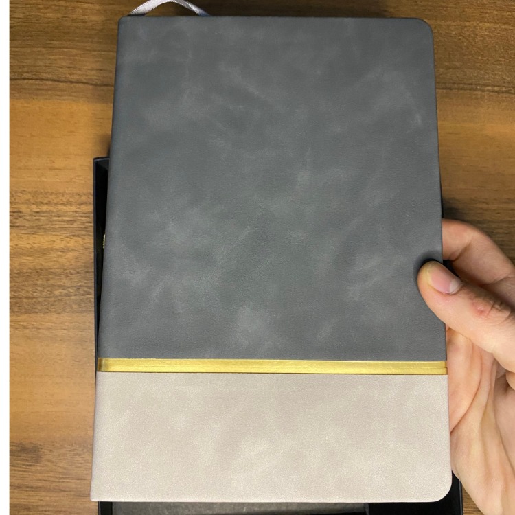 Antrasit Beyaz Defter Siyah Kalem Set - Kişiye Özel İsimli