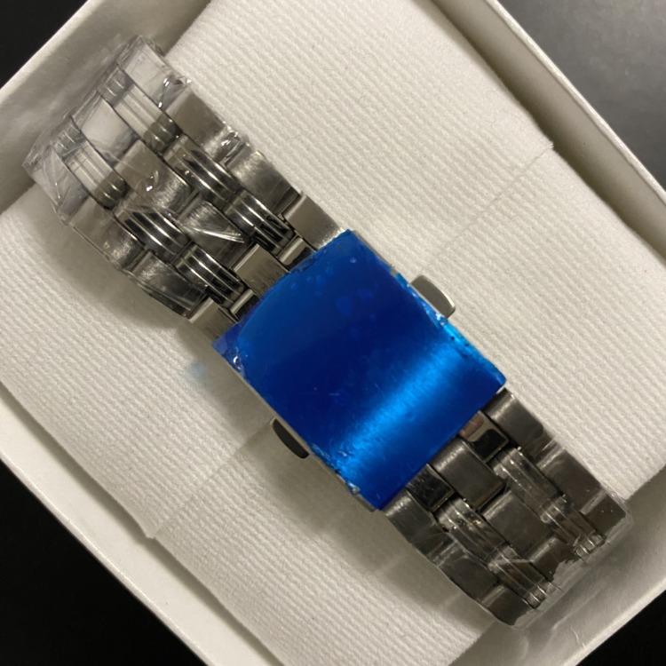 Erkek Kol Saati 42 mm – Yeşil Kadran, Çelik Kordon, Tarih Göstergeli Quartz