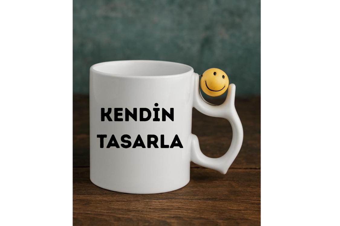 Emoji Porselen Kupa 