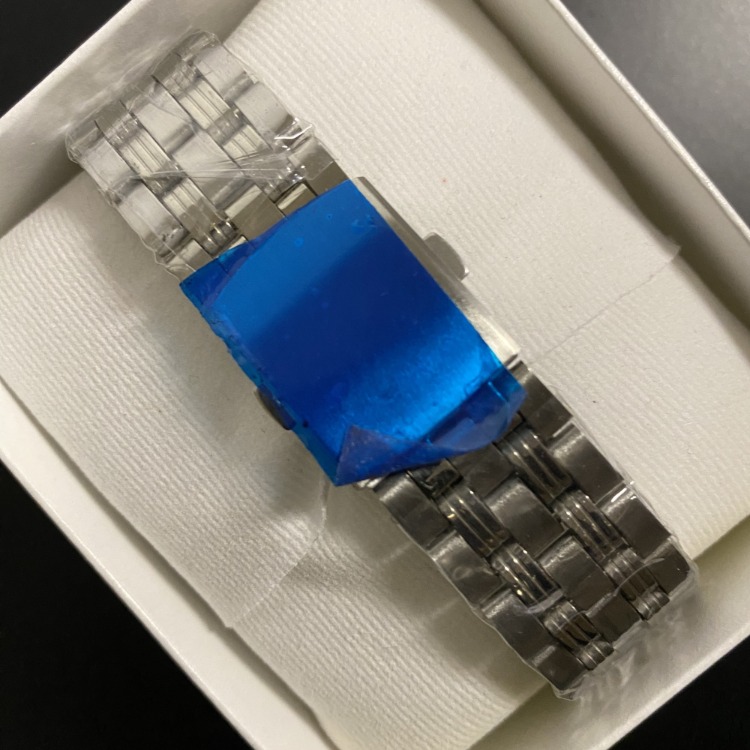 Erkek Kol Saati 42 mm – Çelik Kordon, Siyah Kadran, Tarih Göstergeli Quartz