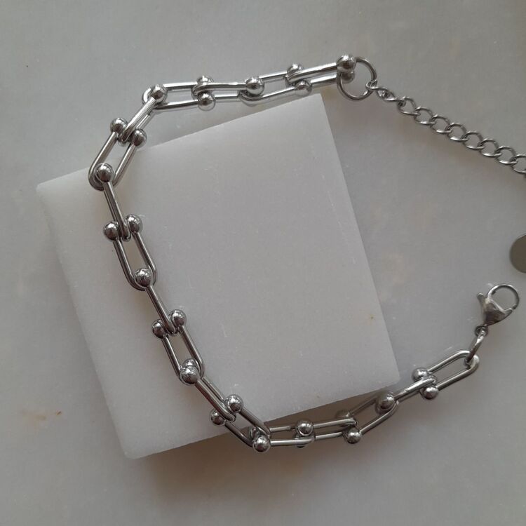 Çelik Marka Model Silver Bileklik 