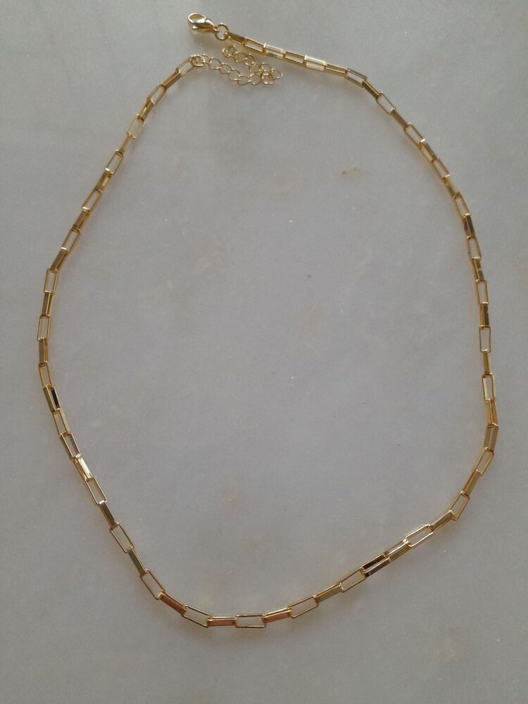 Altın Kaplama Gold Ataç Model Kesme Kolye