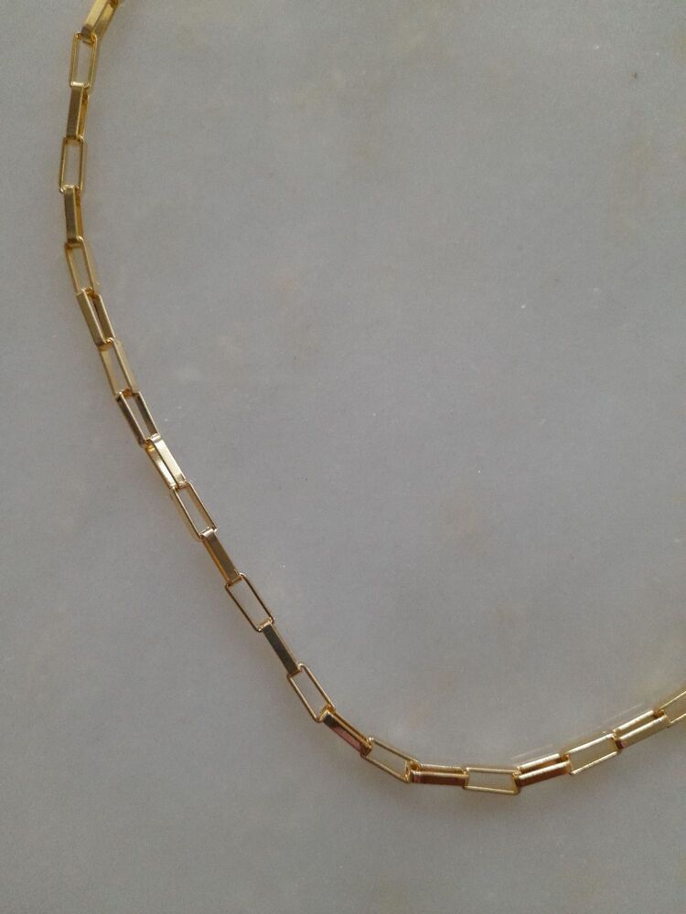 Altın Kaplama Gold Ataç Model Kesme Kolye