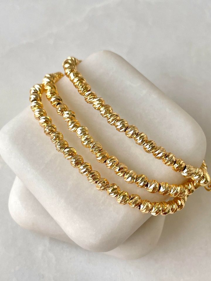  Altın Kaplama Dorika Model Gold Kolye 