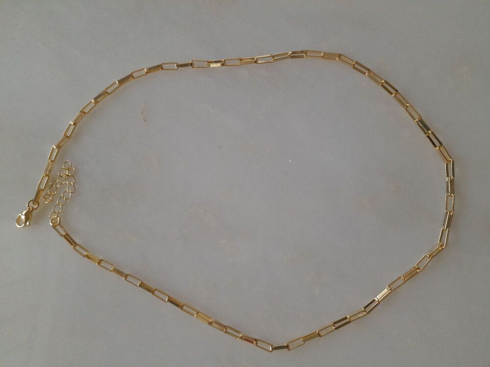 Altın Kaplama Gold Ataç Model Kesme Kolye