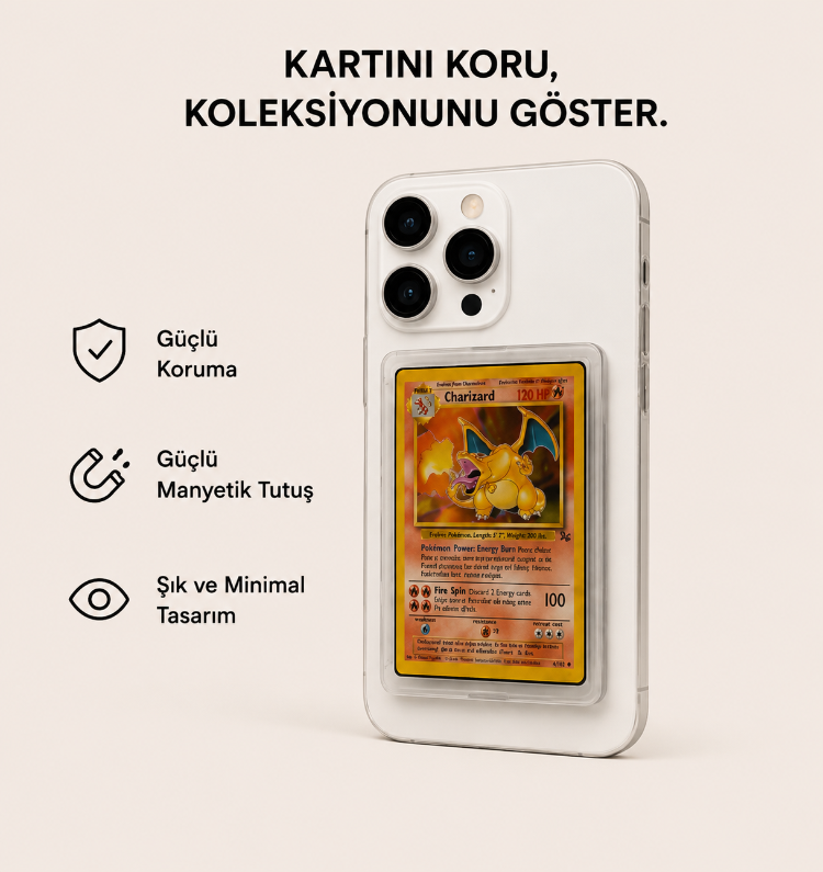 NORDX MagSafe Card Case - Pokemon, One Piece, Kart Sergileme 