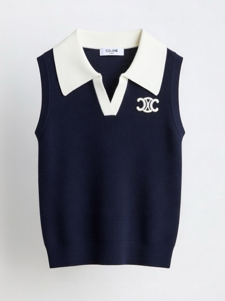 CELINE-TOP NAVY