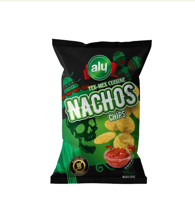 ALY NACHOS GLUTENSİZ CİPS 225 GR