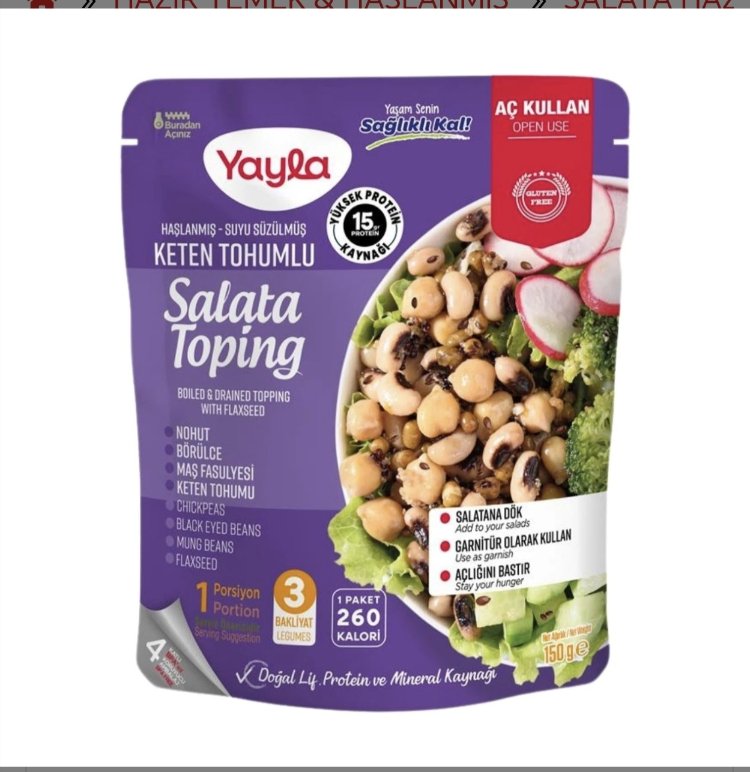 YAYLA KETEN TOHUMLU SALATA TOPİNG 150 GR