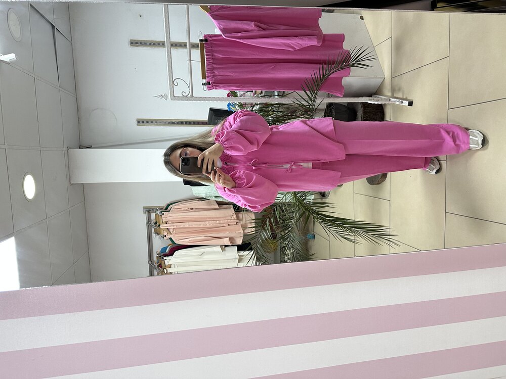 Pembe kimono 