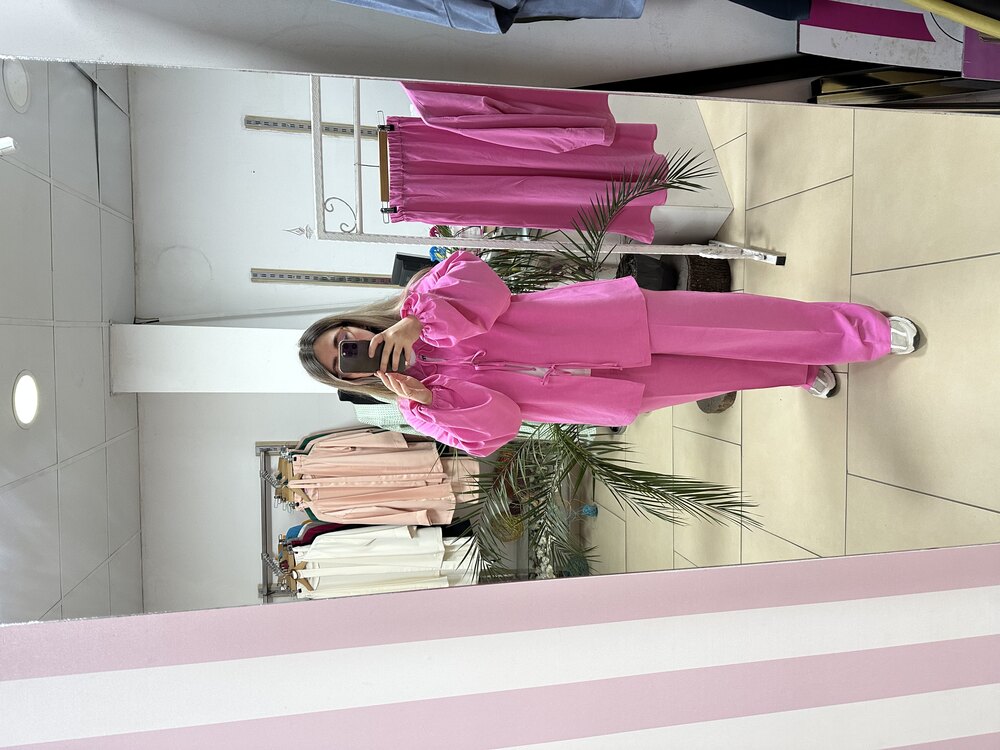 Pembe Kimono Takım