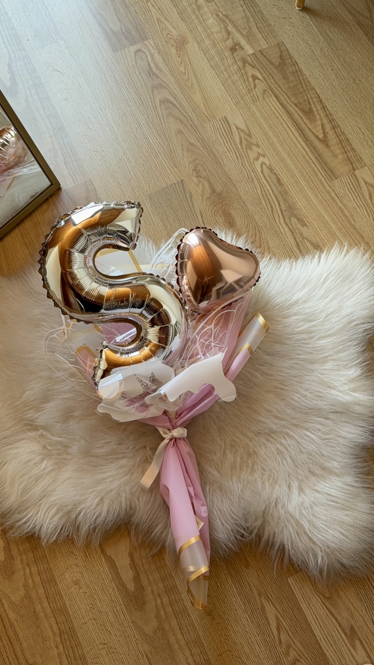 Balon harf buket 