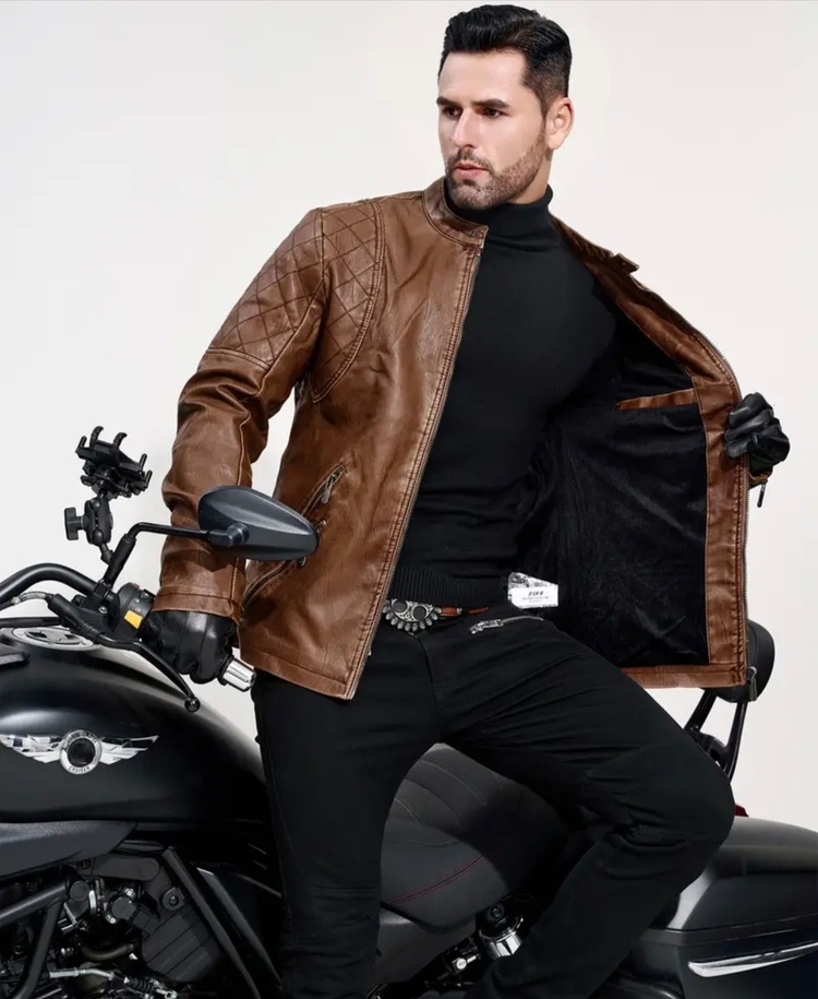 Motorcu Mont İç Kısmı Kürk