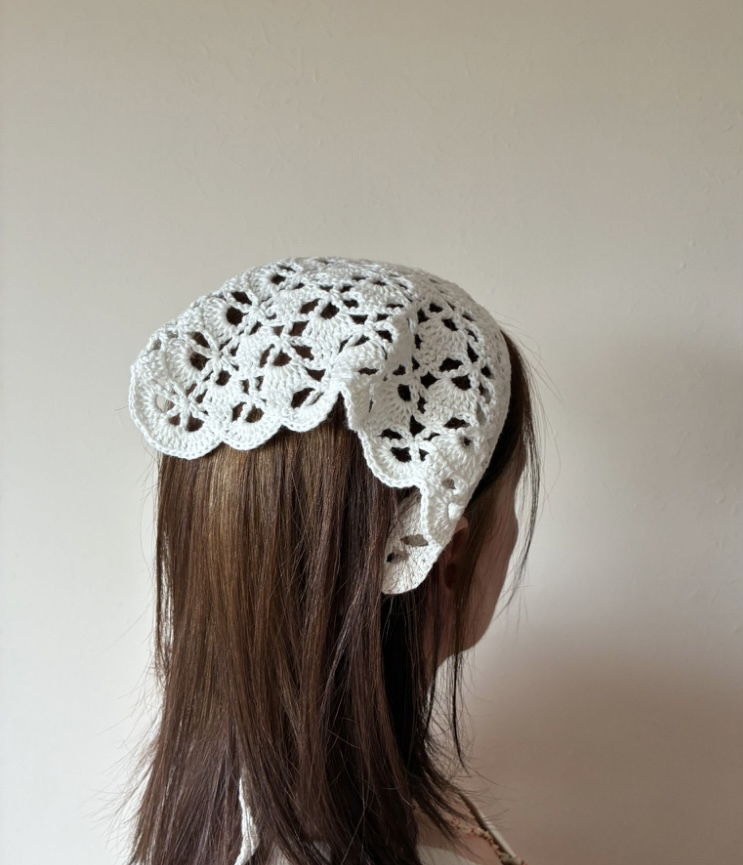 Örgü Bandana (Küçük Boy)