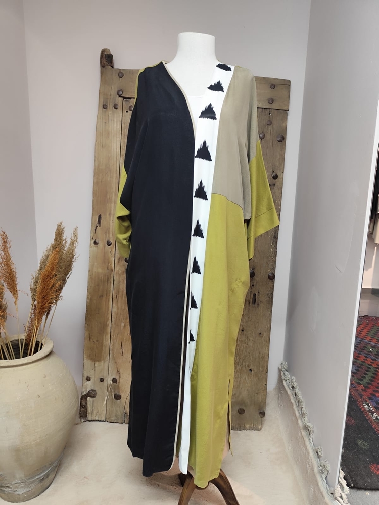 2 renkli kaftan