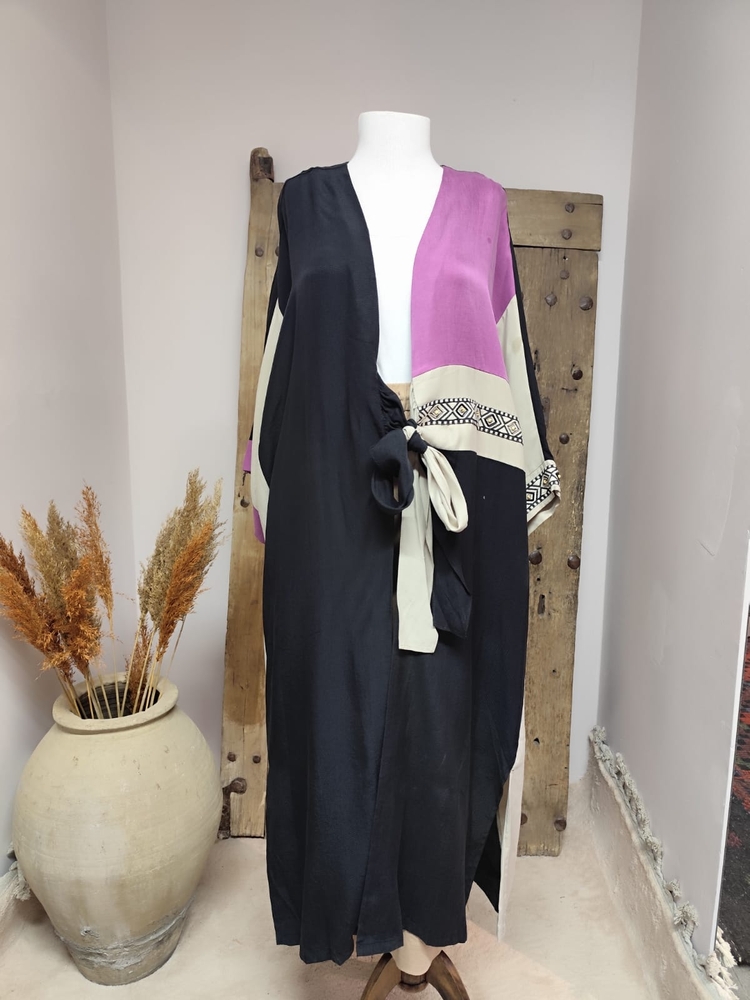 2 renkli kaftan 