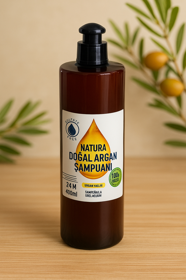 ARGAN ŞAMPUANI GERÇEK FAS ARGAN YAĞI İÇERİR 400 ml