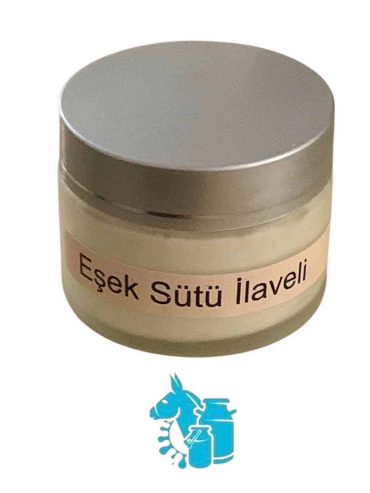 EŞEK SÜTÜ KREMİ - Niasinamid içeren Yaşlanma Karşıtı Gündüz ve Gece Kremi - 50 ML -