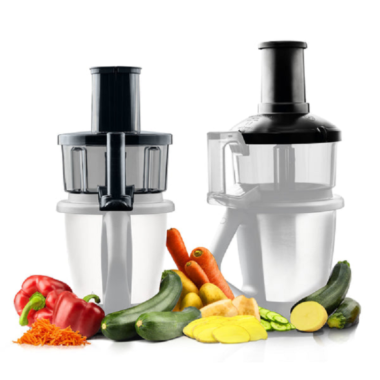 Wundermix WunderSlicer V2 ve WunderZoodler Thermomix TM6 ve TM5 için Kesme ve Spiral kesme Aparatı