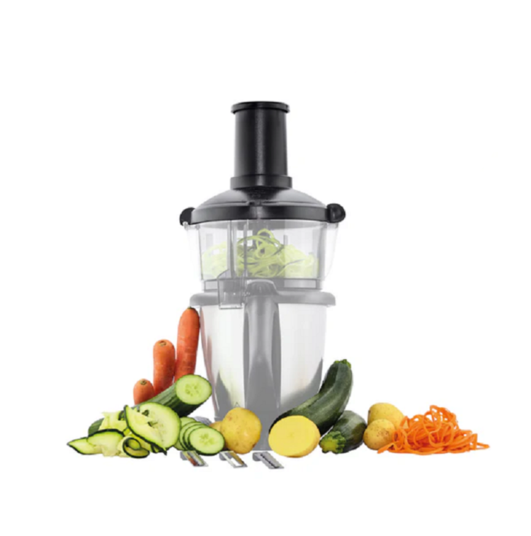 Wundermix WunderZoodler Spiral Kesme Aparatı Thermomix Mutfak Robotu TM6 ve TM5 için