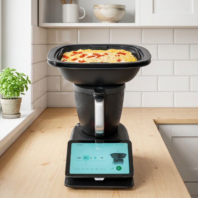 Wundermix FlexiSTEAM Varoma İçin Silikon Pişirme Kabı | Thermomix TM7 için