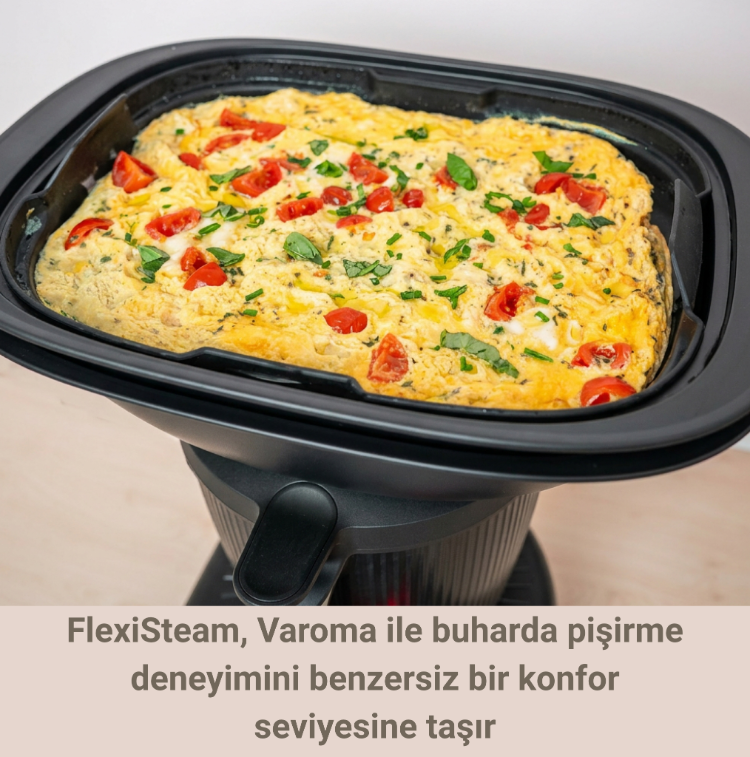 Wundermix FlexiSTEAM Varoma İçin Silikon Pişirme Kabı | Thermomix TM7 için
