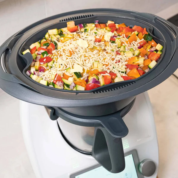 Wundermix FlexiSTEAM Varoma İçin Silikon Pişirme Kabı | Thermomix TM6, TM5, TM31 uyumlu