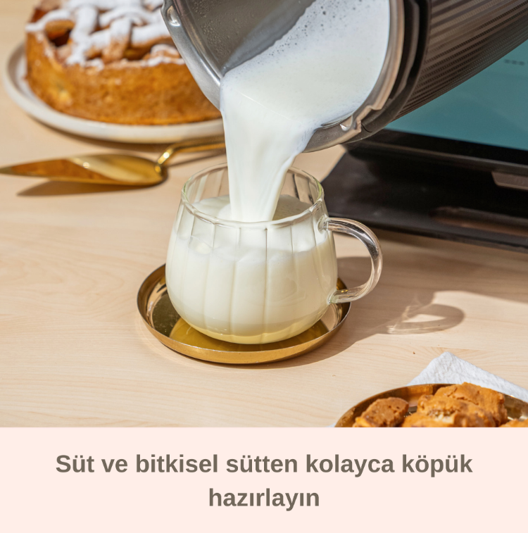 Wundermix Milkimizer Thermomix Mutfak Robotu TM7 ve TM6 için Süt Köpürtücü