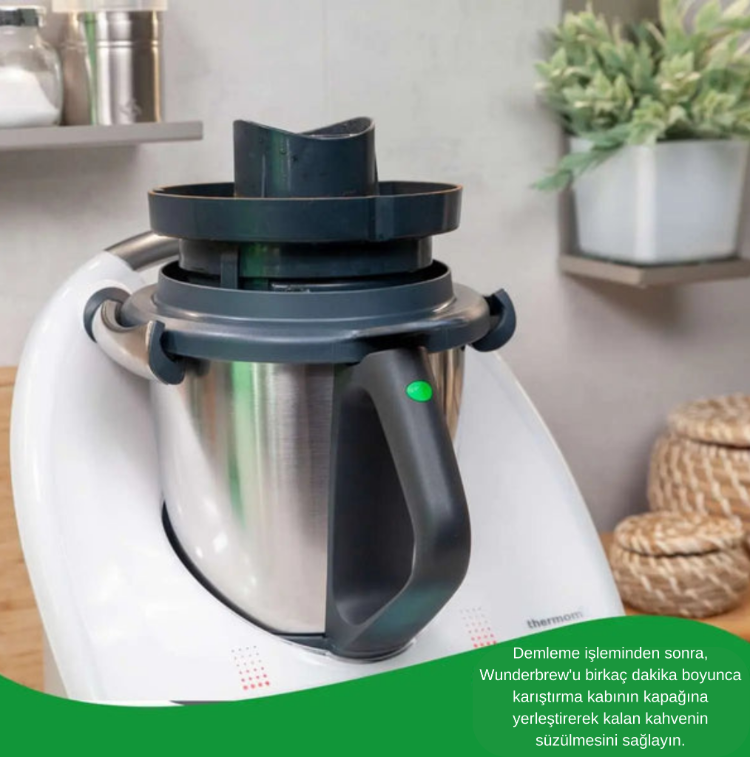 Wundermix WunderBrew Thermomix Mutfak Robotu TM7 ve TM6 için Filtre Kahve Aparatı