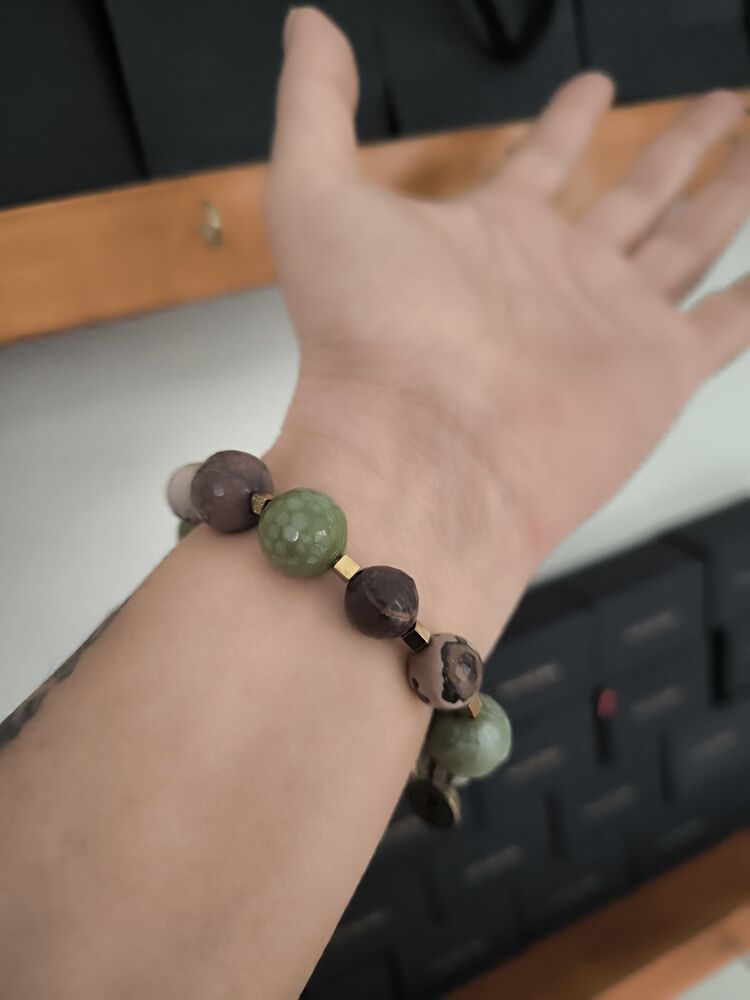 Manipura Chakra Doğal Taş Bileklik 
