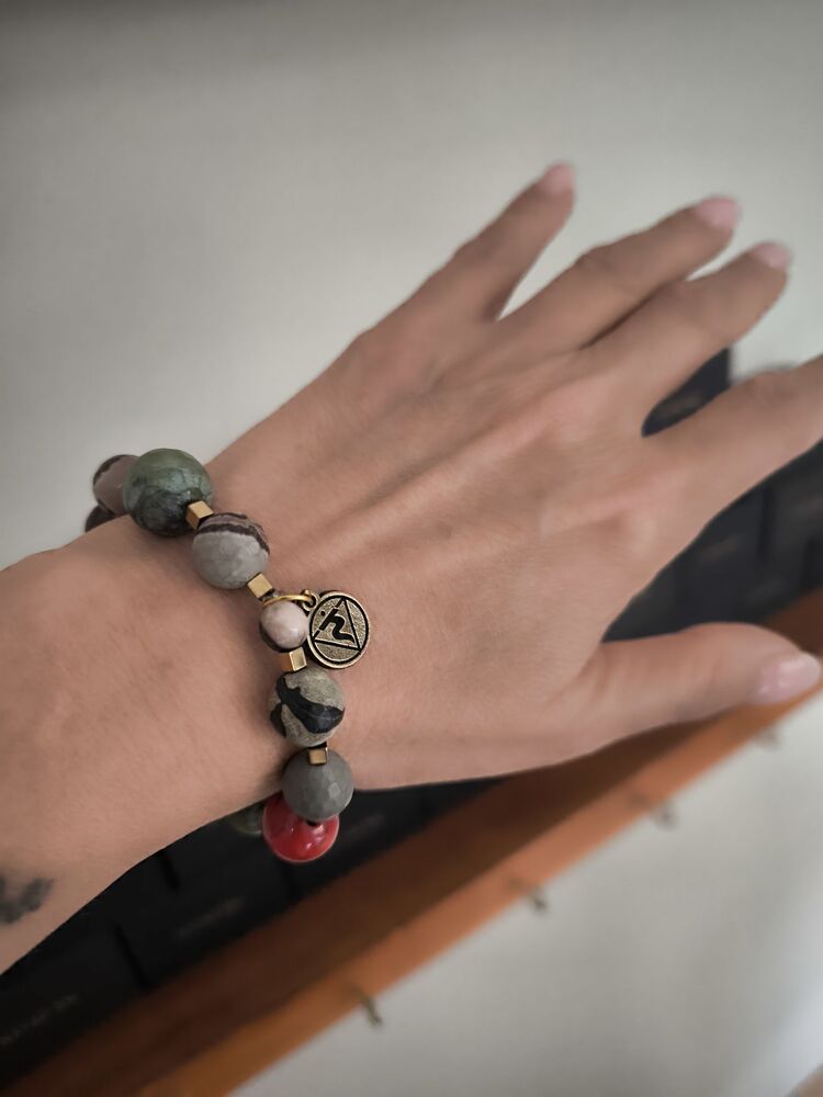 Manipura Chakra Doğal Taş Bileklik 