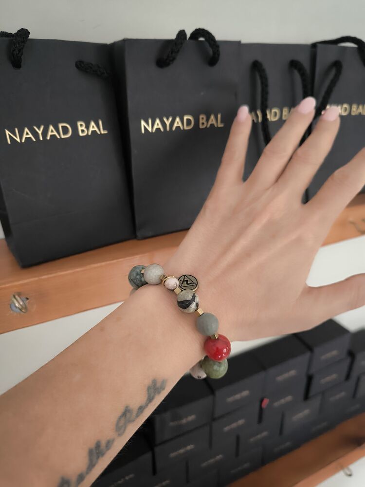 Manipura Chakra Doğal Taş Bileklik 