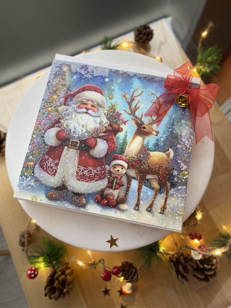 16’lı karma çikolata Noel Baba Kutu