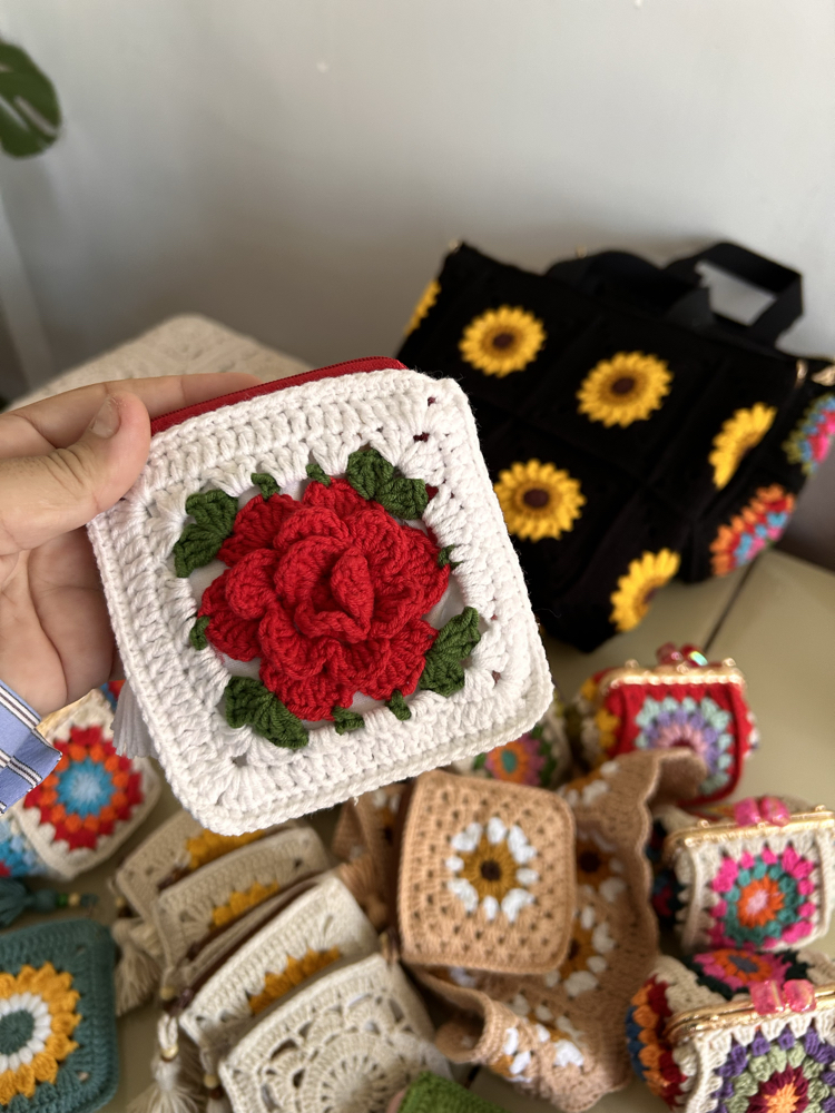 Motif kartlık cüzdan