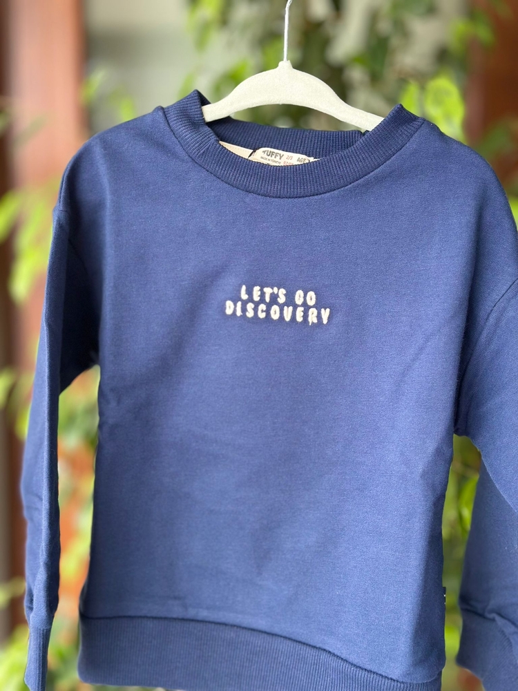 Arkası logolu sweatshirt