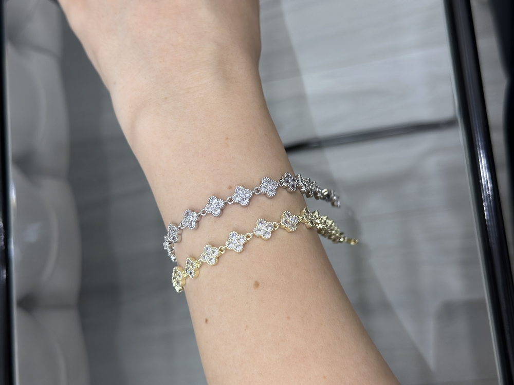 Shimmer Blossom Silver Bileklik