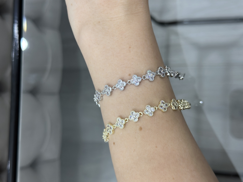 Shimmer Blossom Silver Bileklik
