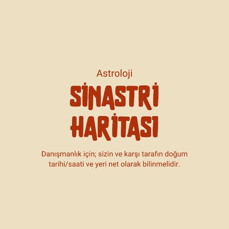 Sinastri | İlişki haritası analizi