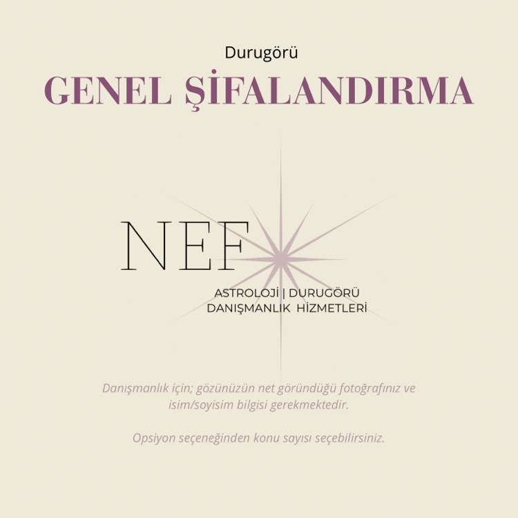 Durugörü | Tek Seans Genel Şifalandırma