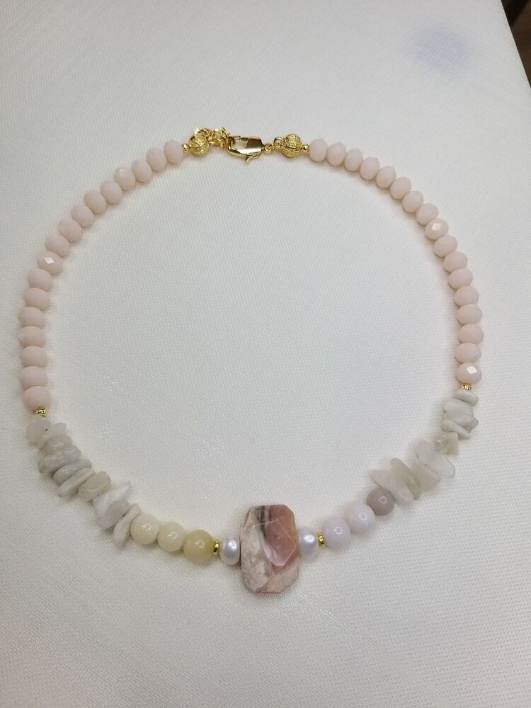 Opal & Morganit Kolye