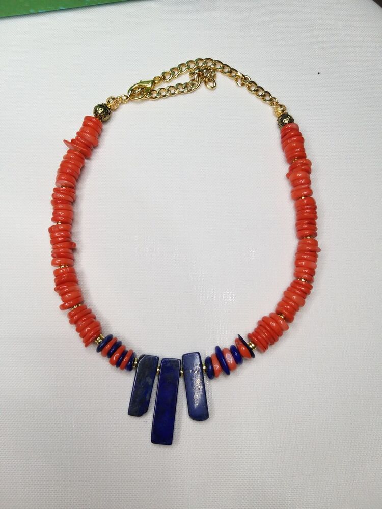 Mercan & Lapis Kolye